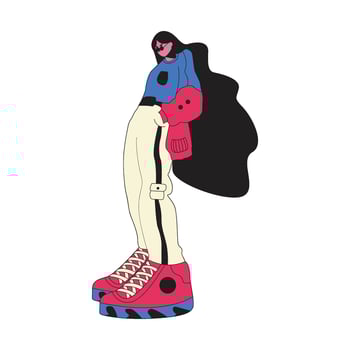 Human Fashion Illustration vector