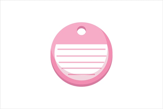 Paper Sticky Notes Sticker Design vector
