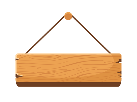 sign label wood hanging png