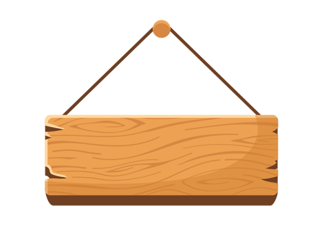 sign label wood hanging png