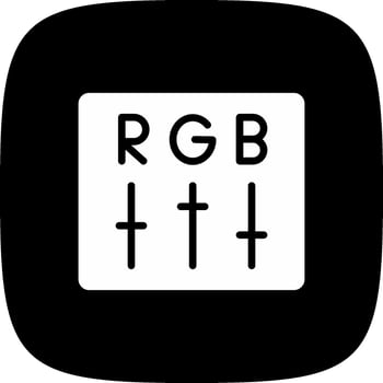 Rgb Creative Icon Design vector