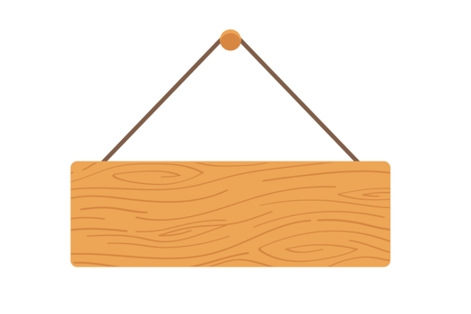 sign label wood hanging png