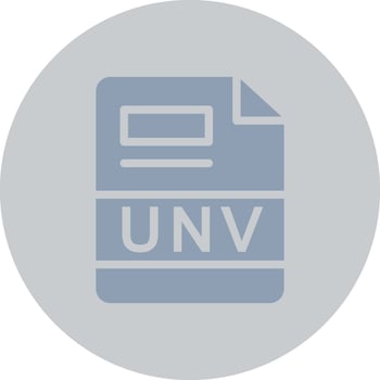 UNV Creative Icon Design vector