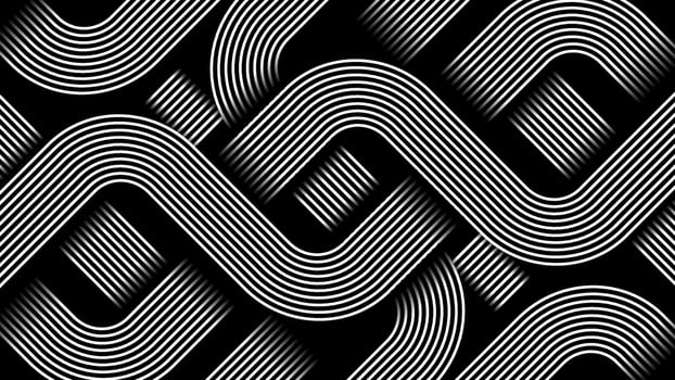Abstract geometric metallic lines background template for flyers, posters, covers, wallpapers, and other. vector