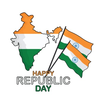 illustration of republic india day vector