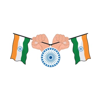 illustration of republic india day vector
