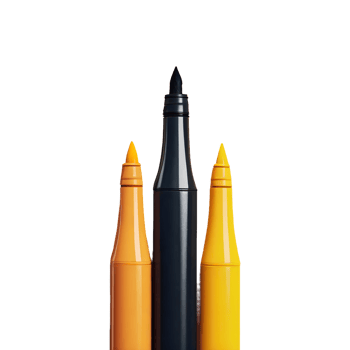 AI generated Felt tip pen isolated on transparent background png