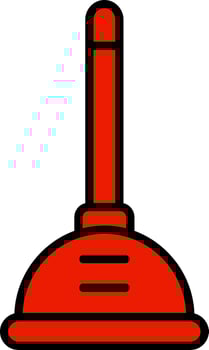 Plunger Vector Icon