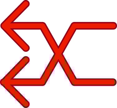 Shuffle Vector Icon