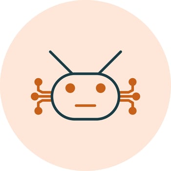 Cyborg Vector Icon