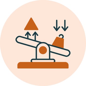 Seesaw Vector Icon