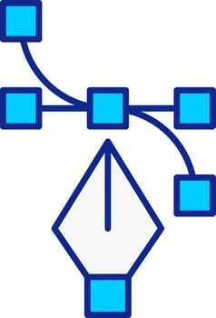 Vector Blue Filled Icon