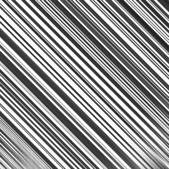 Black and white striped abstract background overlay. Motion effect. PNG graphic illustration with transparent background.