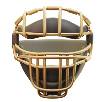 3d illustration Catcher's Masks png