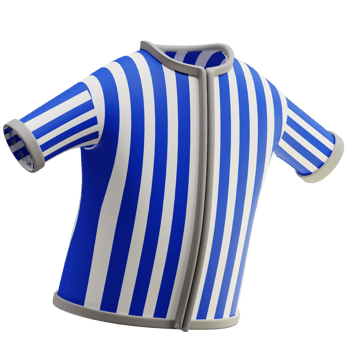 3d illustration of baseball shirt png