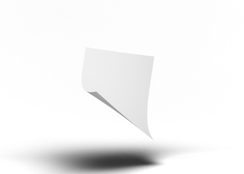 paper flyer mockup png