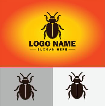 Beetle logo vector art icon graphics for company brand business logo template