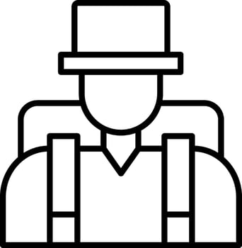 Tourist Vector Icon