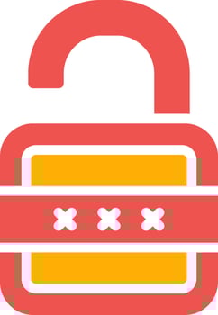Lock Open Creative Icon Design vector