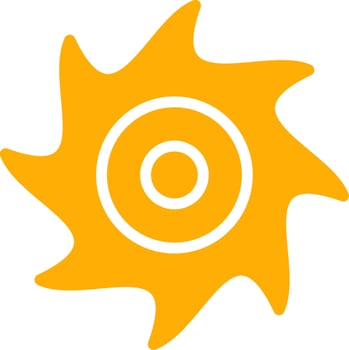 Saw Blade Creative Icon Design vector