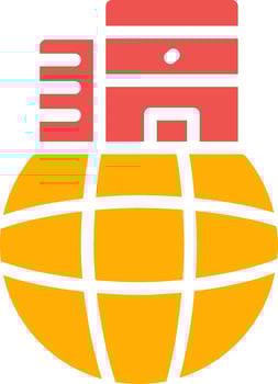 Global Marketing Creative Icon Design vector