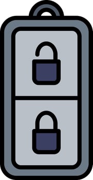 Car Key Vector Icon