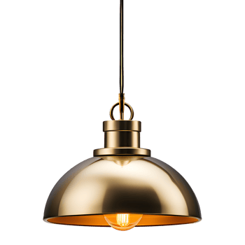 AI generated Hanging Lamp Isolated on Transparent Background png