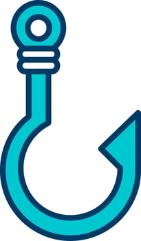 Fishing Hook Vector Icon