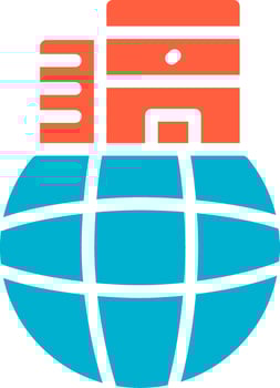 Global Marketing Creative Icon Design vector
