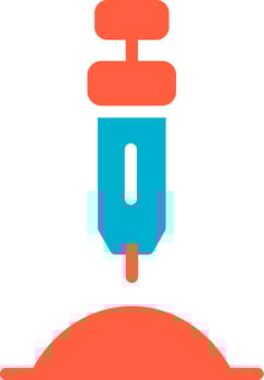 Thermal Paste Creative Icon Design vector