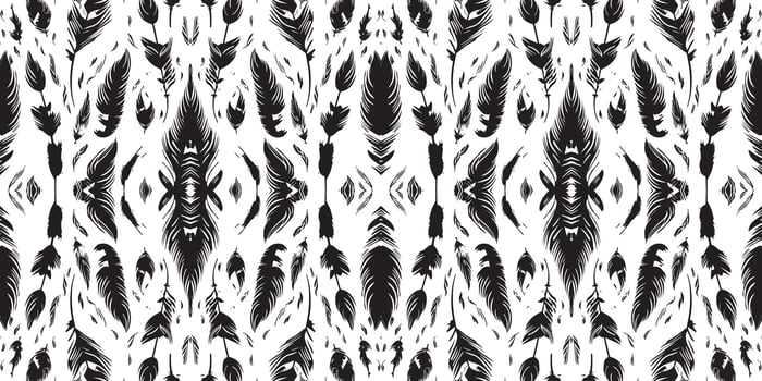 Seamless batik pattern,Seamless tribal batik pattern,and Seamless motif pattern resemble ethnic boho, Aztec,and ikat styles.designed for use in satin,wallpaper,fabric,curtain,carpet,Batik Embroidery vector