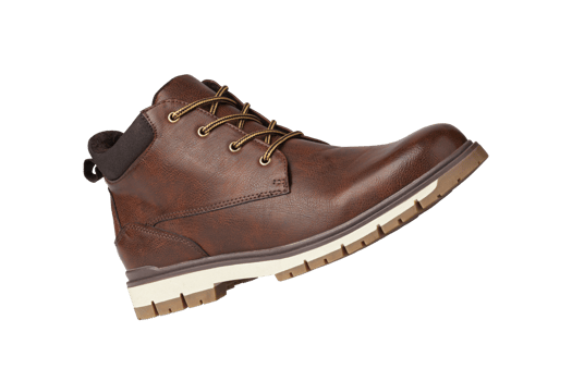Brown leather boots, Mens brown ankle boots on transparent background png