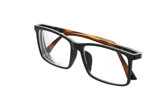 Glasses with tortoiseshell frames isolated on a transparent background png