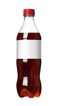 Cola plastic bottle Isolated on transparent background. png file