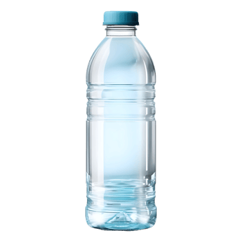 Mineral Water Bottle on Transparent background - png