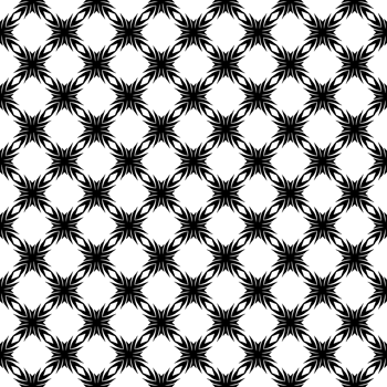 Black seamless abstract pattern. Overlay for background and backdrop. Ornamental design. PNG graphic illustration with transparent background.
