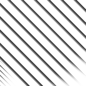 Black and white striped abstract background overlay. Motion effect. PNG graphic illustration with transparent background.