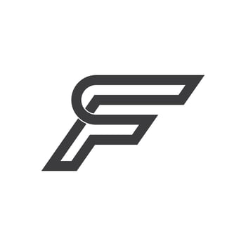 Creative abstract letter fs logo design. Linked letter sf logo design. vector