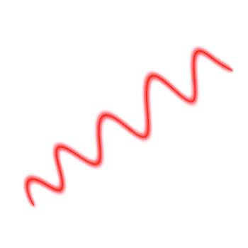 Neon Wavy Line png