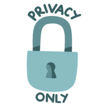 Lock privacy only illustration png