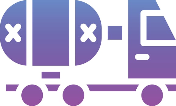 Oil Tanker Vector Icon