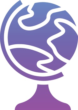 Globe Stand Vector Icon