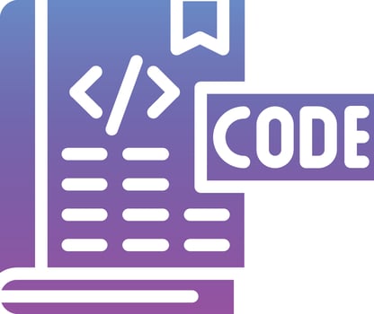 Coding Book Vector Icon