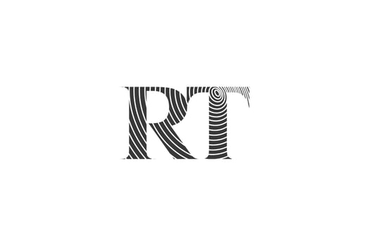 Alphabet letters Initials Monogram logo ER, RE, E and R vector