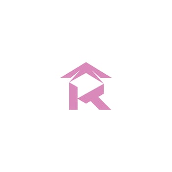 R or RR logo and icon design vector