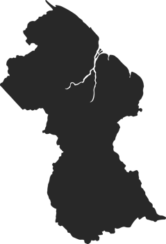 map country guyana png