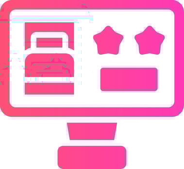 Online Booking Creative Icon Design vector