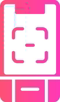 glyph Gradient Design vector