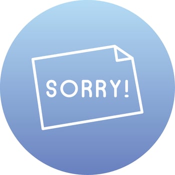 Sorry Vector Icon