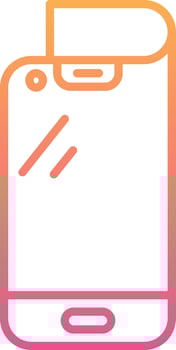 Foldable Smartphone Vector Icon
